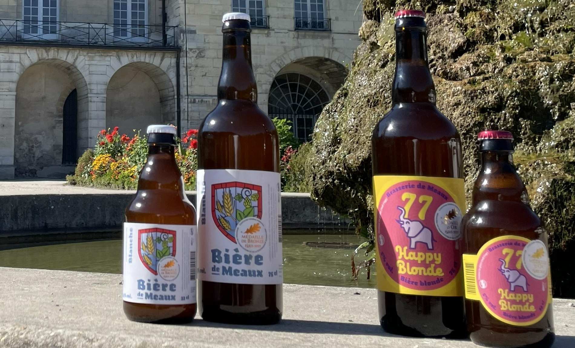 Bière blanche et 77 happy blonde