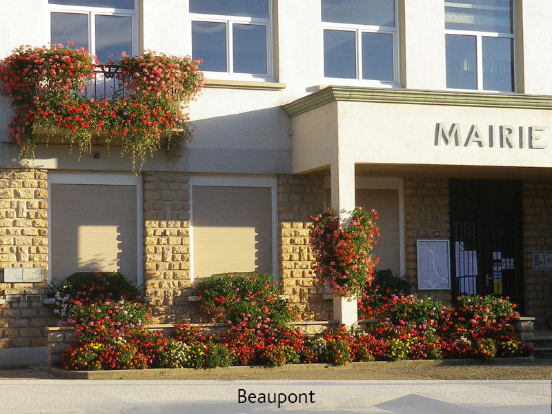 Village fleuri, Beaupont, Route fleurie de la Haute-Bresse