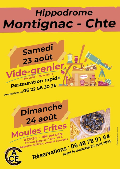 Vide grenier Montignac Charente