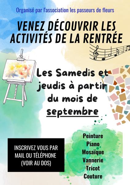 Ateliers créatifs - Passeurs de fleurs