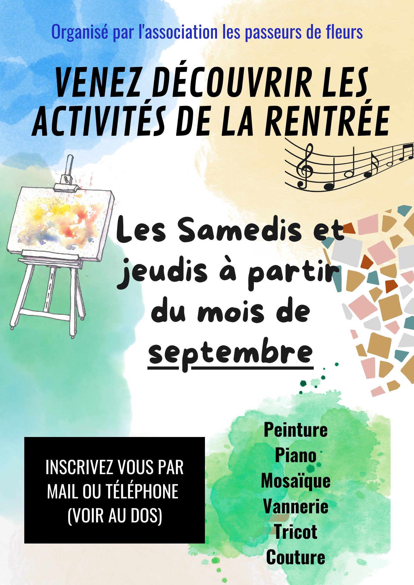 Ateliers créatifs - Passeurs de fleurs