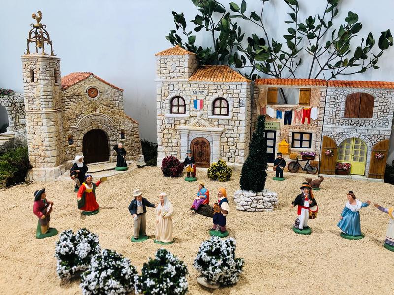 Crèche provençale de Noël_Le Castellet