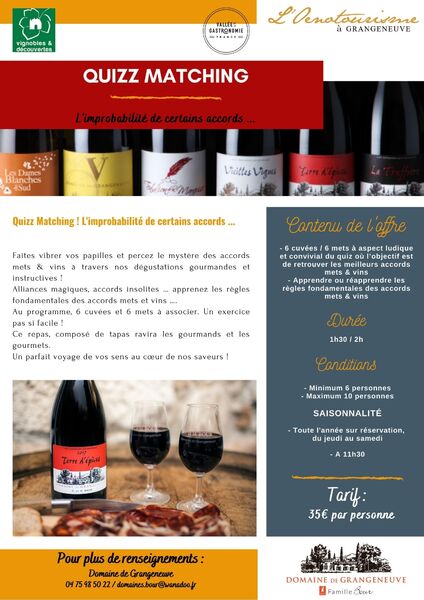 Quizz matching