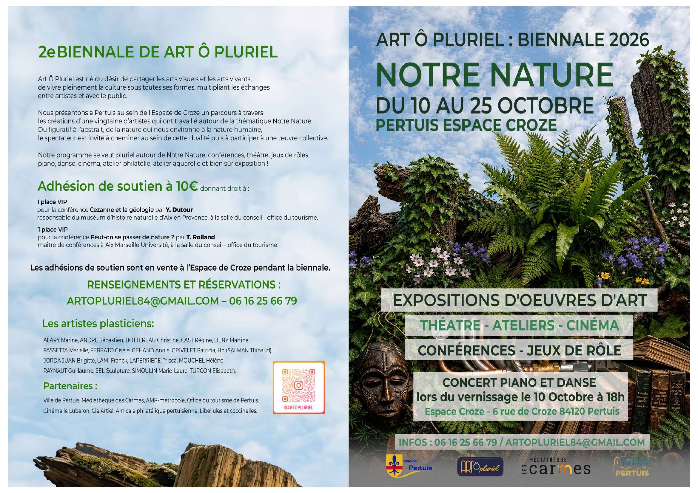 Biennale ArtÔPluriel 2026- Conférence