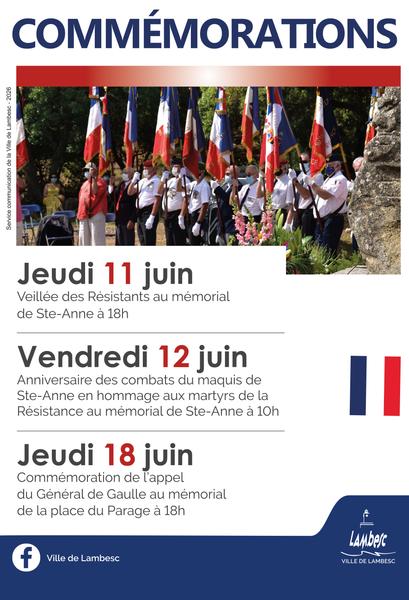 Commémoration de St Anne