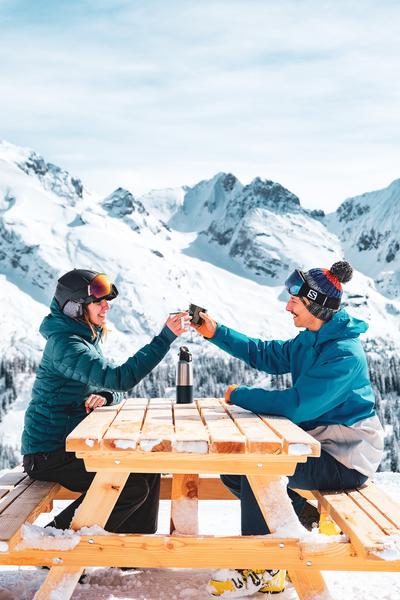Table de pique-nique à la tête des Annes_Le Grand-Bornand