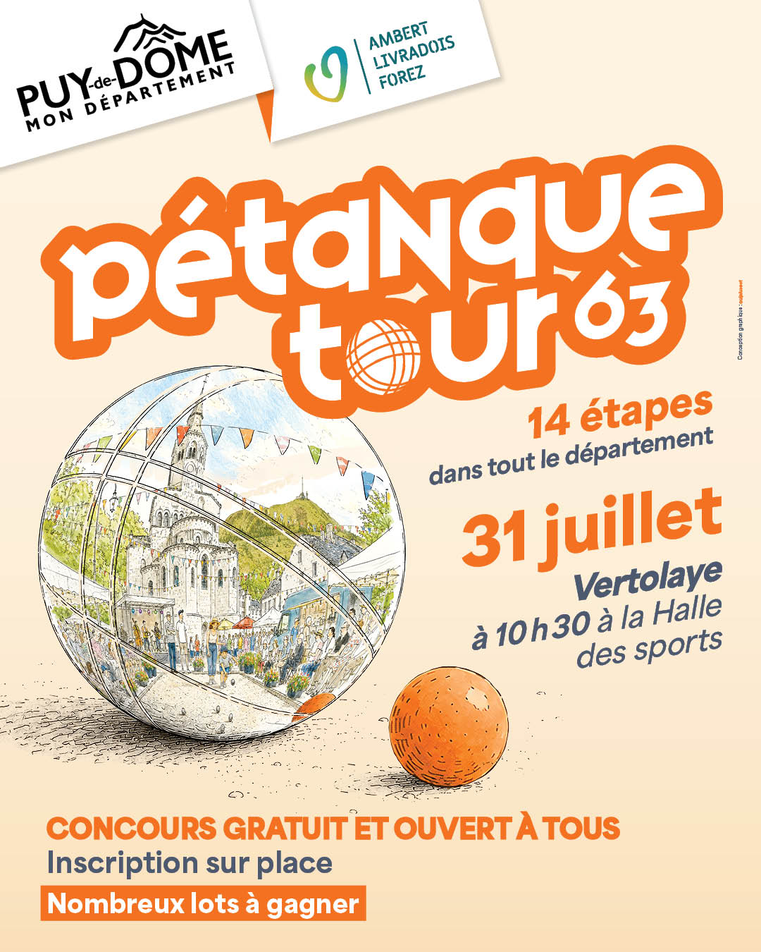 Le Pétanque Tour – étape de Vertolaye