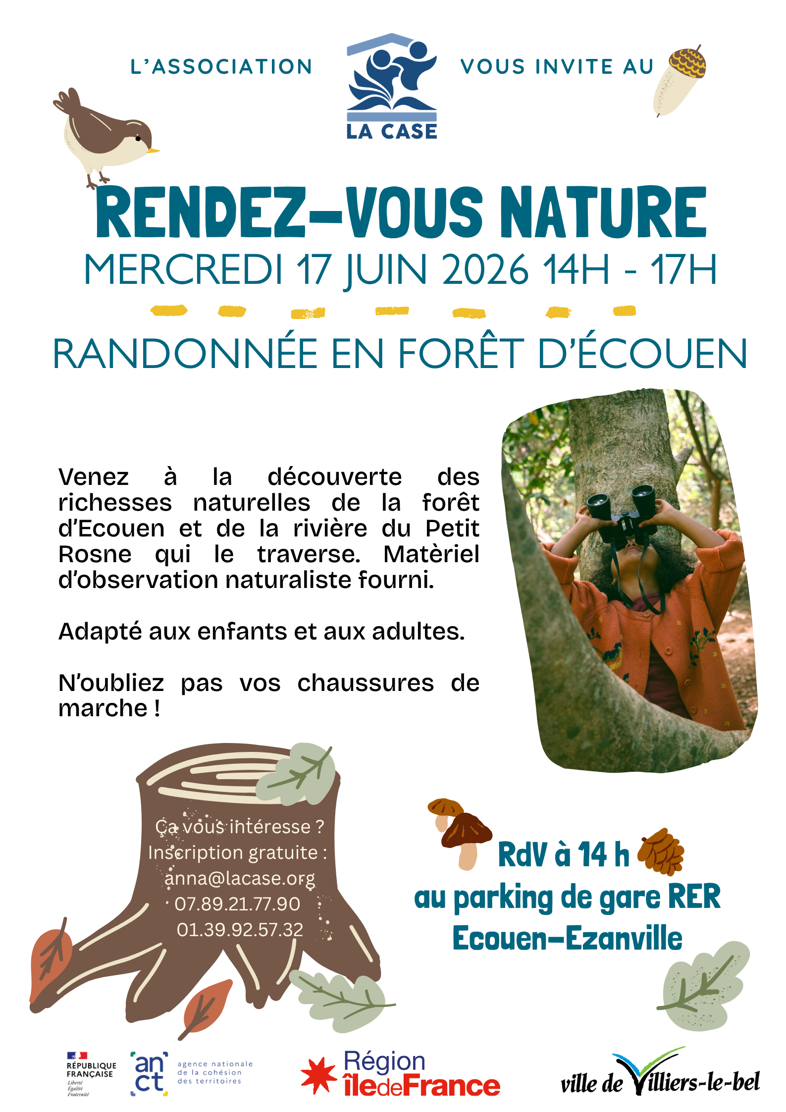 Rendez-vous Nature - randonnée dans la forêt d'Ecouen