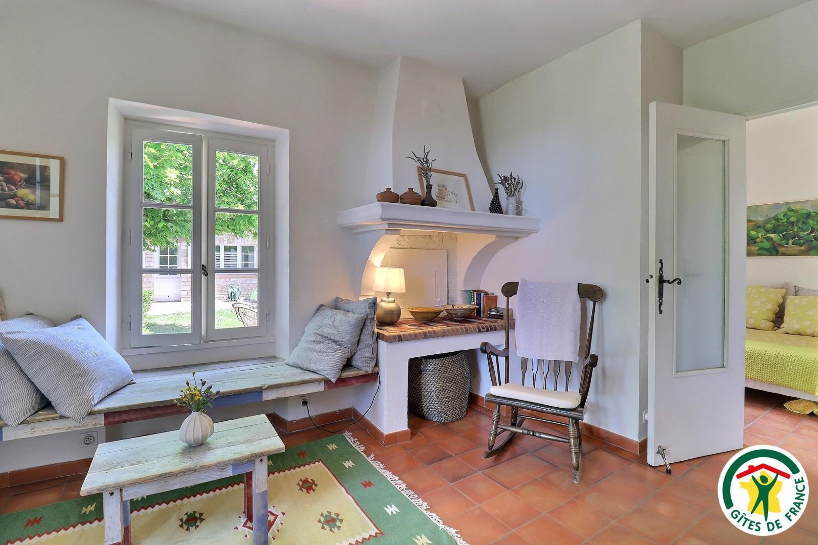 Coin détente, banquette et siège