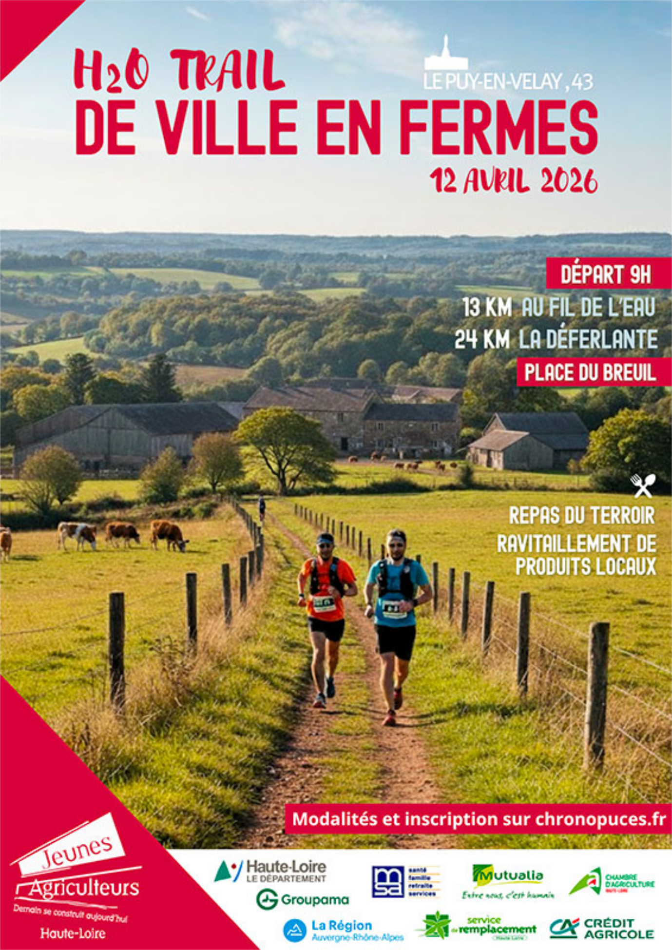 H2O Trail - De ville en fermes