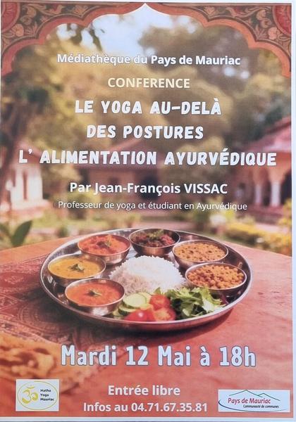 Conférence : Le yoga au-delà des postures, l'alimentation ayurvédique_Mauriac