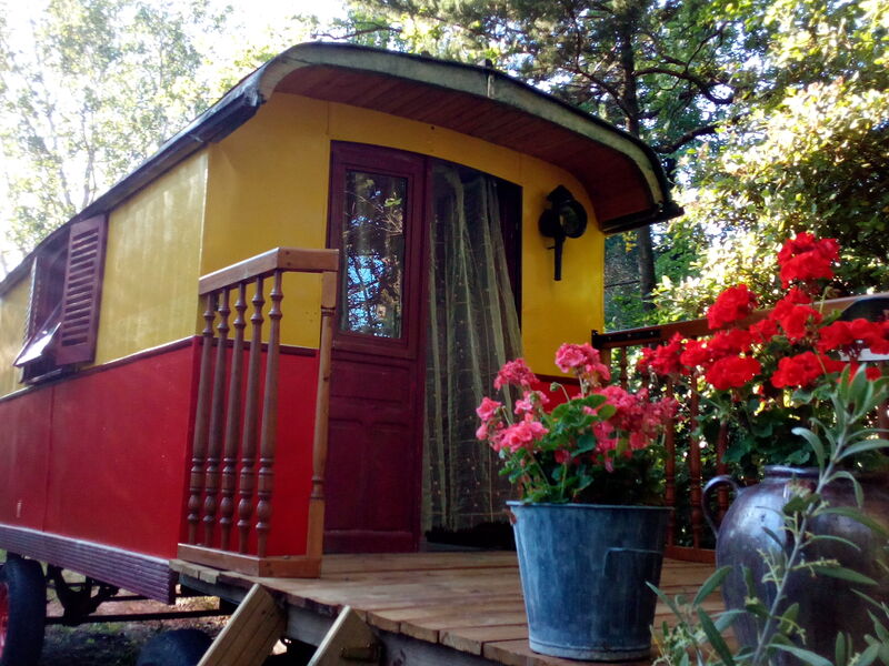 Roulotte et gite champetre lorette de scoot Nomad