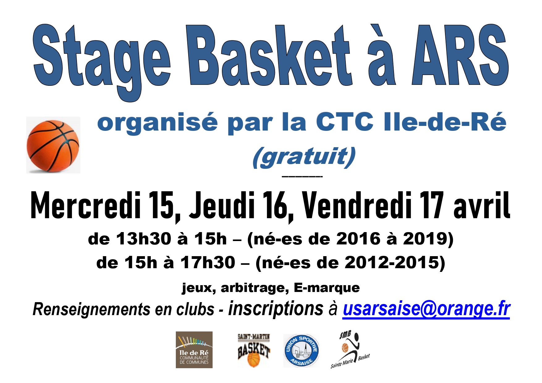 Stage de basket