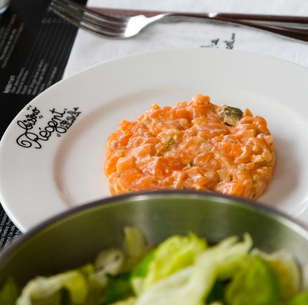 Un tartare de saumon.