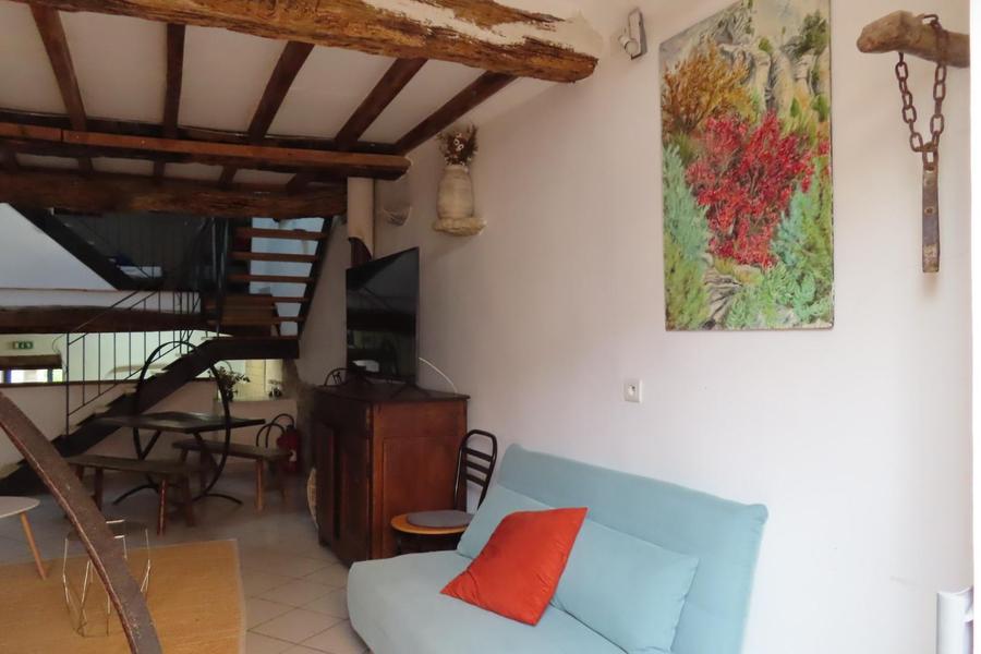 Espace salon - La Ferrage - Gîte de Groupe St Jeannet - Gîtes de France Alpes-Maritimes