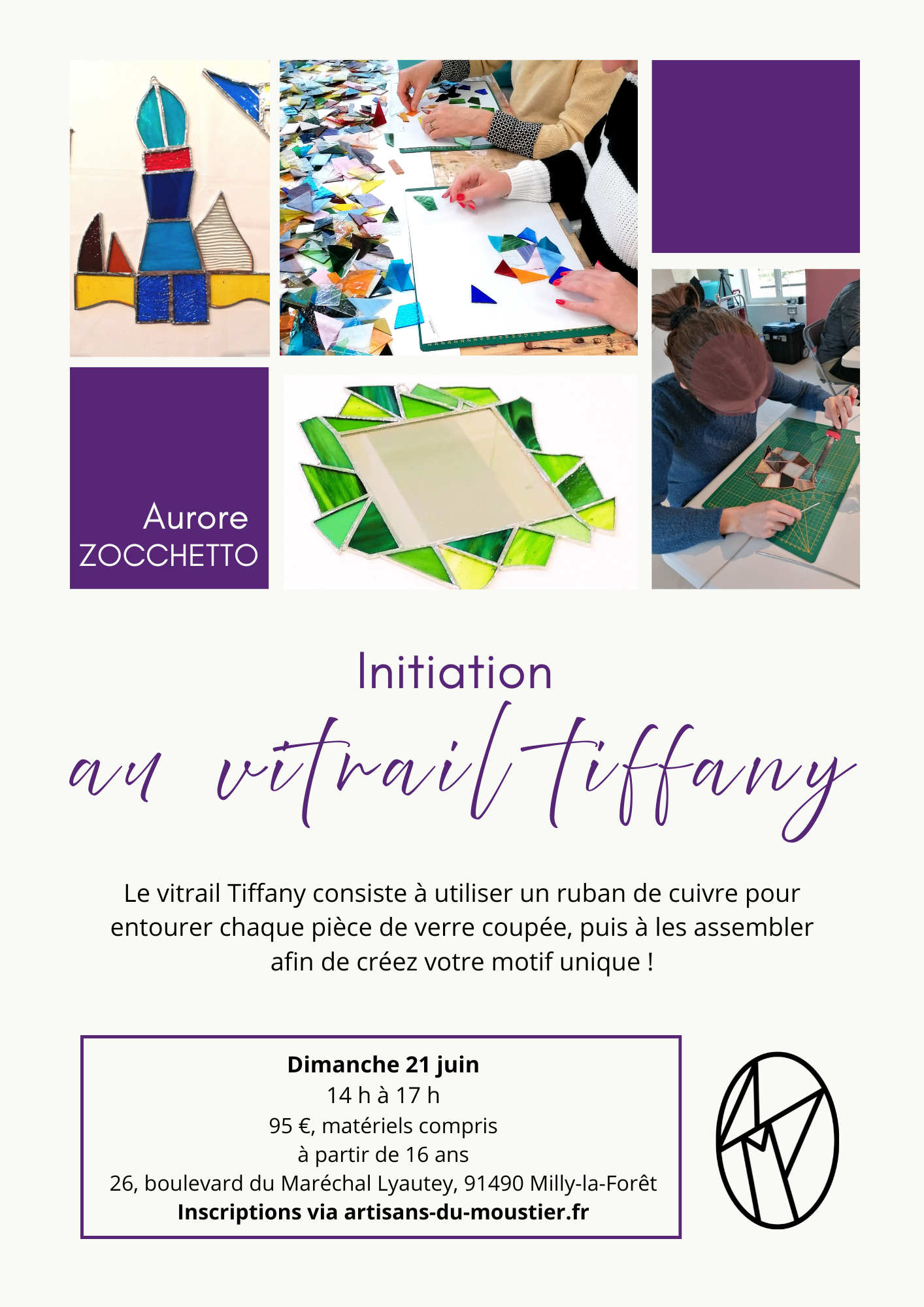 Initiation au vitrail Tiffany_Milly-la-Foru00eat