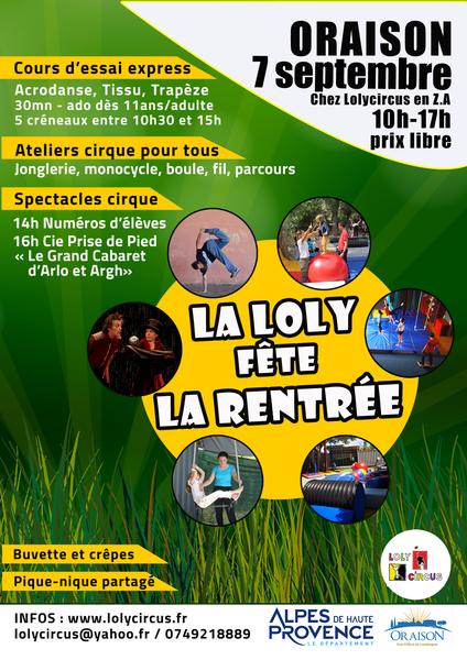 "La Loly fête la rentrée"