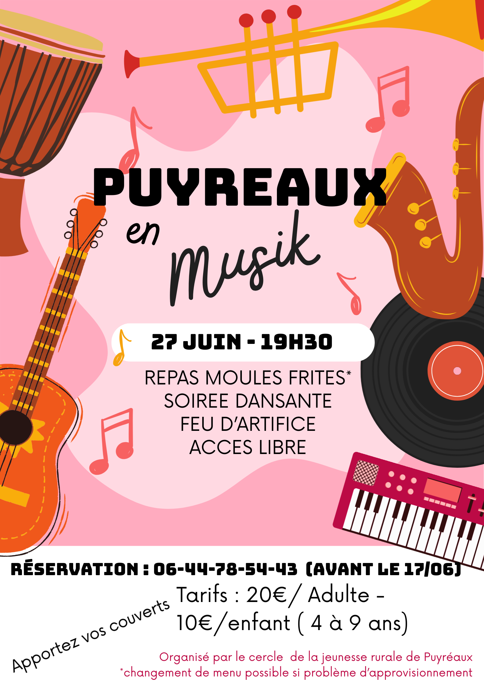 Puyréaux en musik !