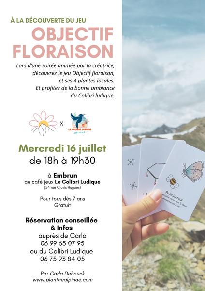 Découverte du jeu Objectif Floraison - © Carla Objectif Floraison - © Carla