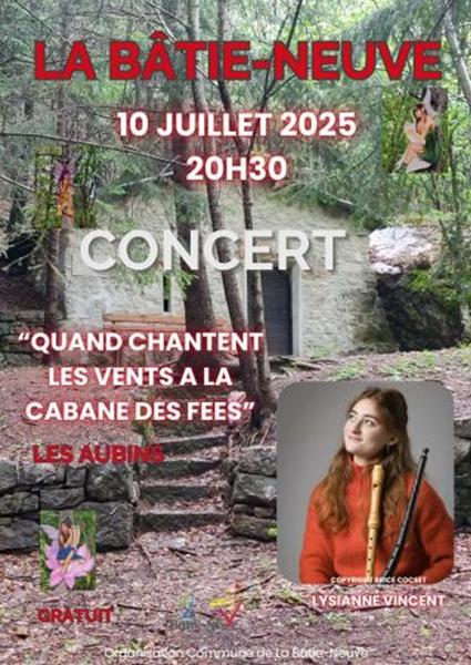 Concert à la cabane des fées_La Bâtie-Neuve - © Concert à la cabane des fées_La Bâtie-Neuve Concert à la cabane des fées_La Bâtie-Neuve - © Concert à la cabane des fées_La Bâtie-Neuve