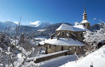 Abbaye d'Abondance sous la neige
