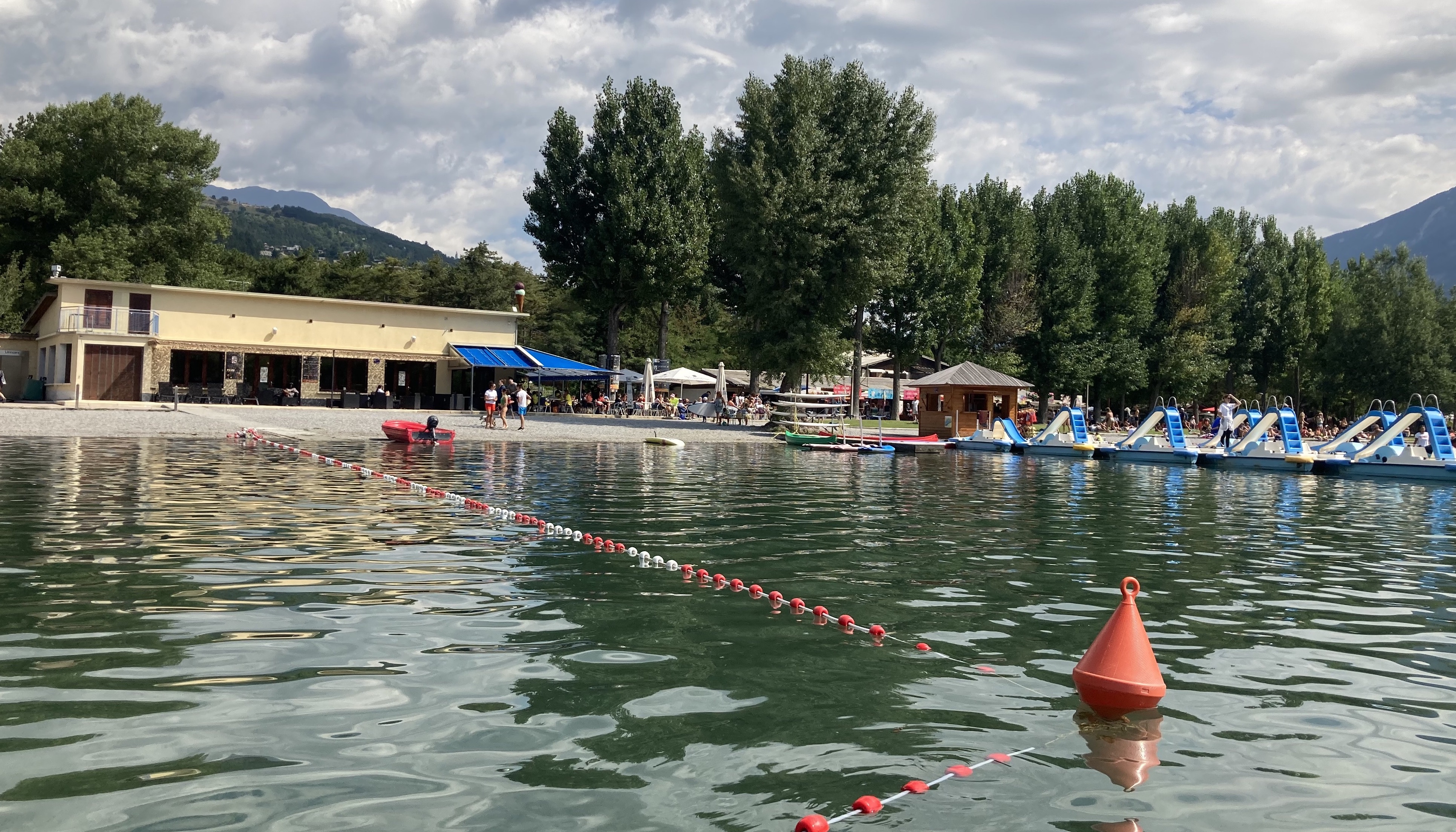 Vue plage - Le Cagnard EMBRUN