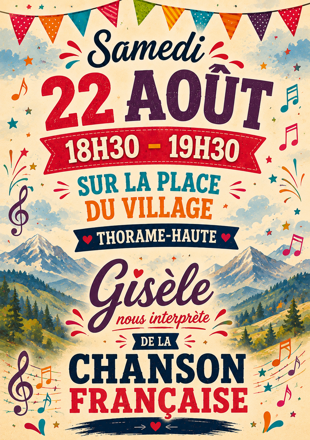 Chansons françaises avec Gisèle