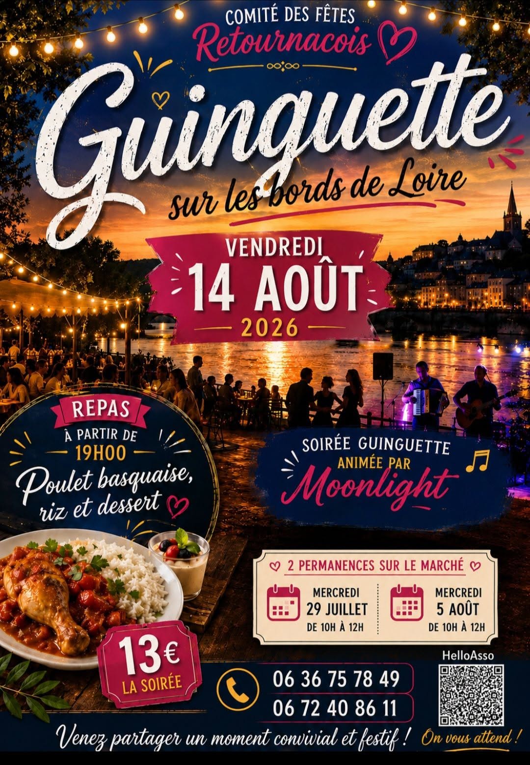 Soirée Guinguette sur les bords de Loire