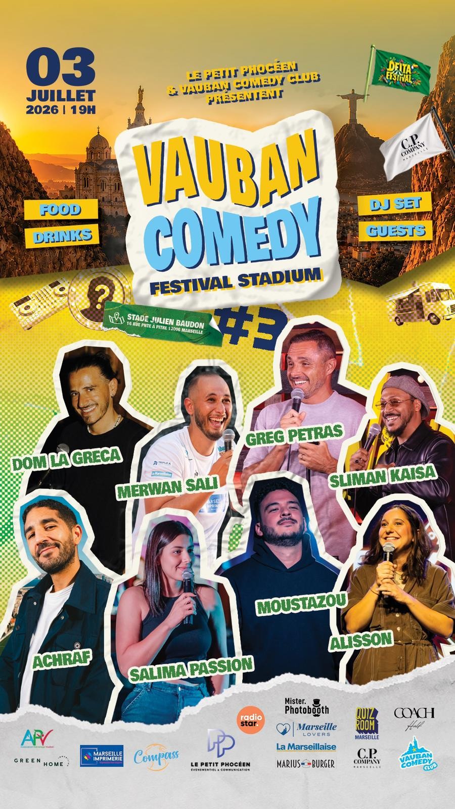 Vauban comedy festival stadium