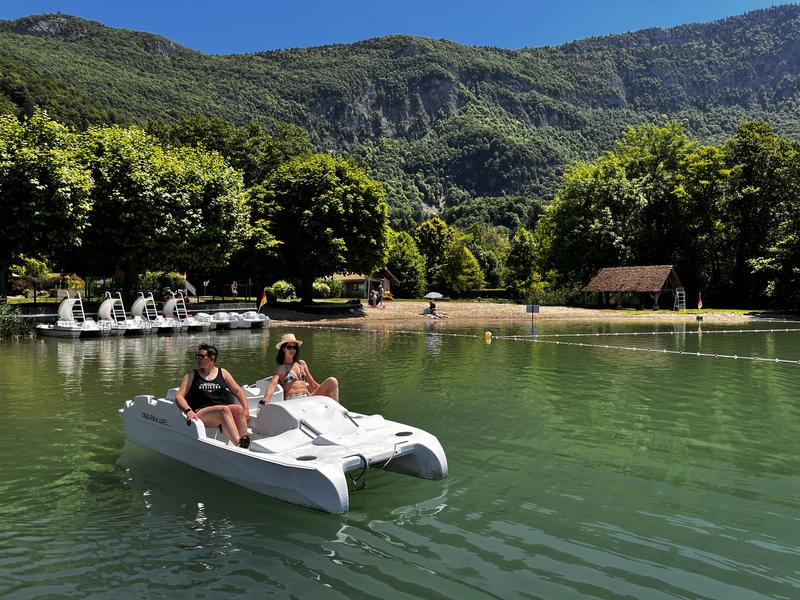 Pédalo à Aiguebelette-le-Lac