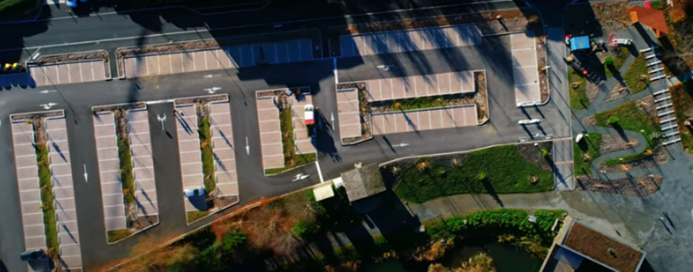 Parking des Chavants aux Houches
