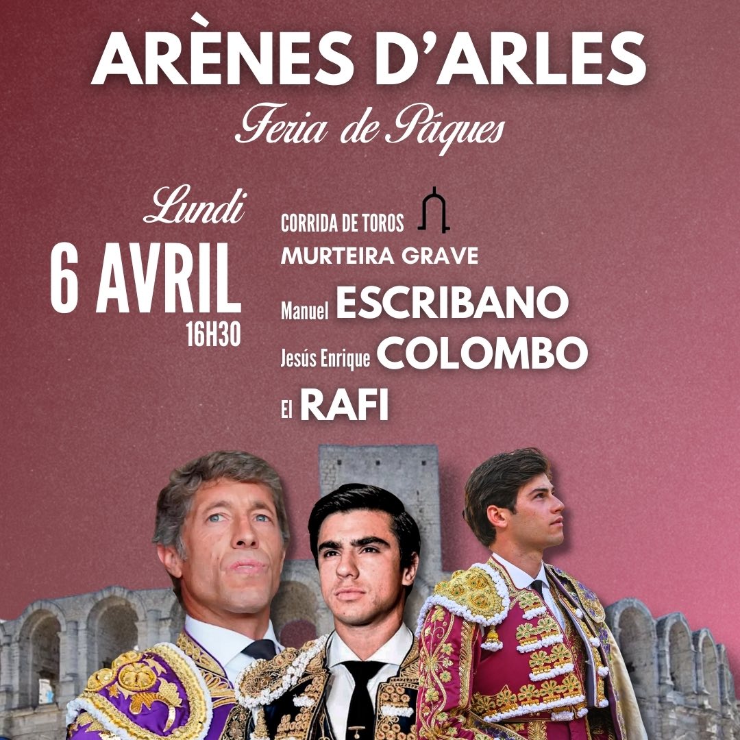 Féria de Pâques – Corrida du lundi après-midi