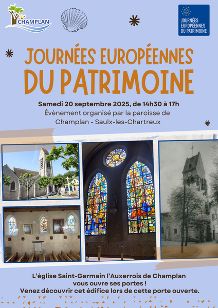 Journée portes Ouvertes de l'église Saint-Germain l’Auxerrois de Champlan - JEP 2025 