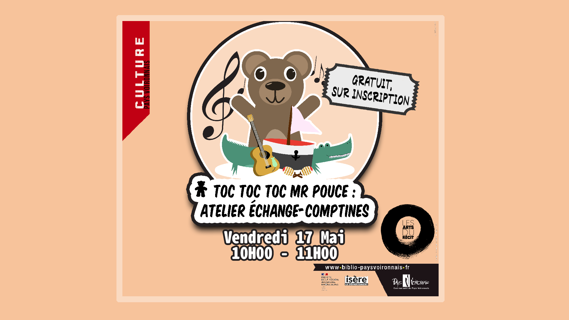 Toc Toc Toc Mr Pouce : Atelier échange-comptines