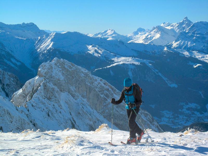 Ski de randonnée vers la Golèse_Samoëns
