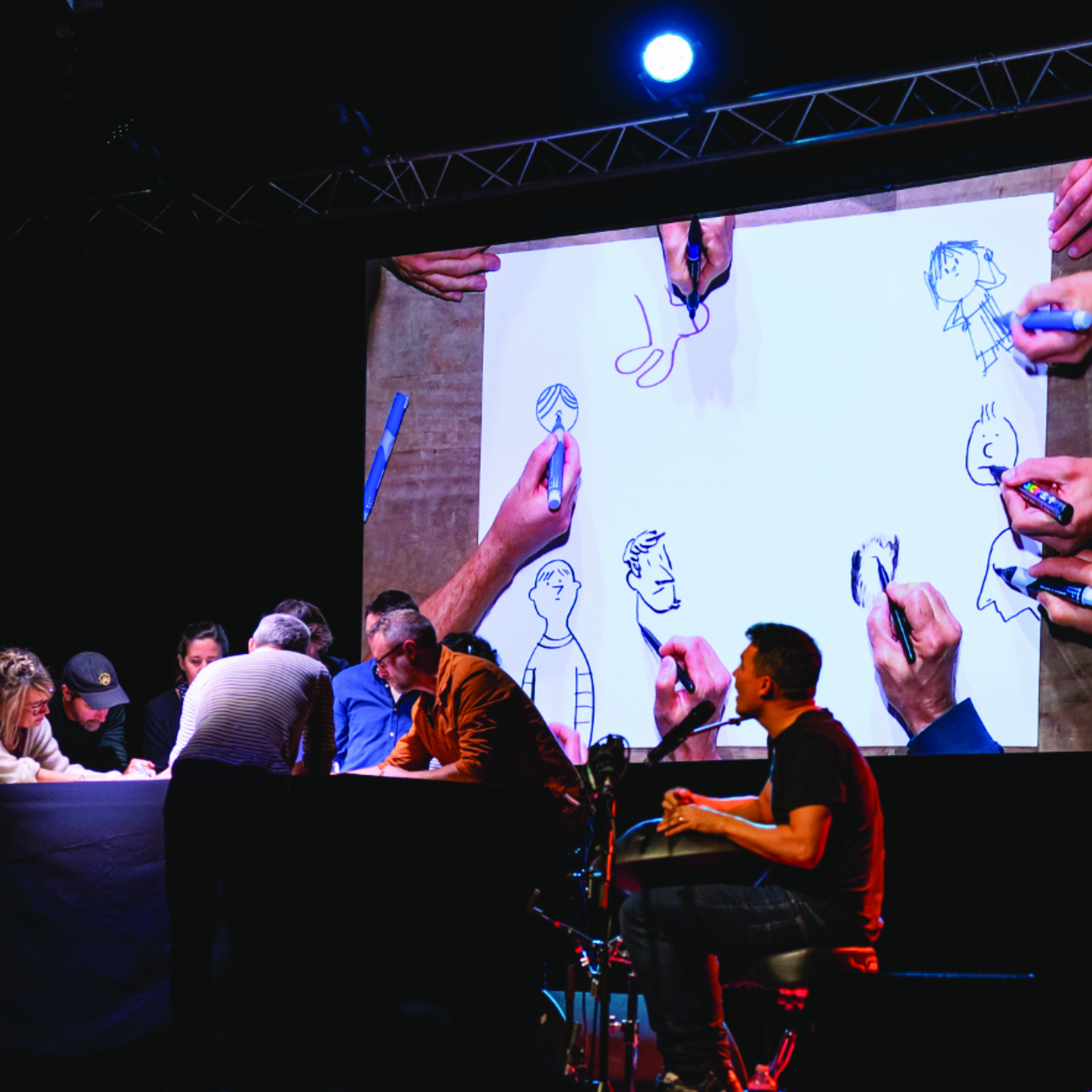Spectacle dessiné : Le sourire perdu - Aurore Petit