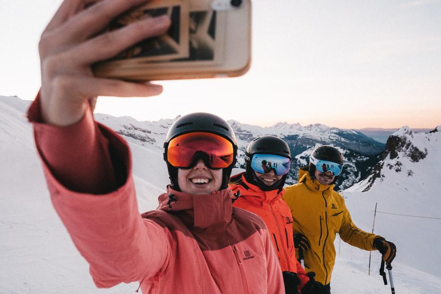 Skier au Grand Massif