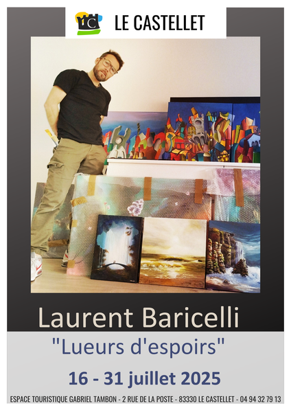 Exposition peinture "Lueurs d'espoirs"_Le Castellet