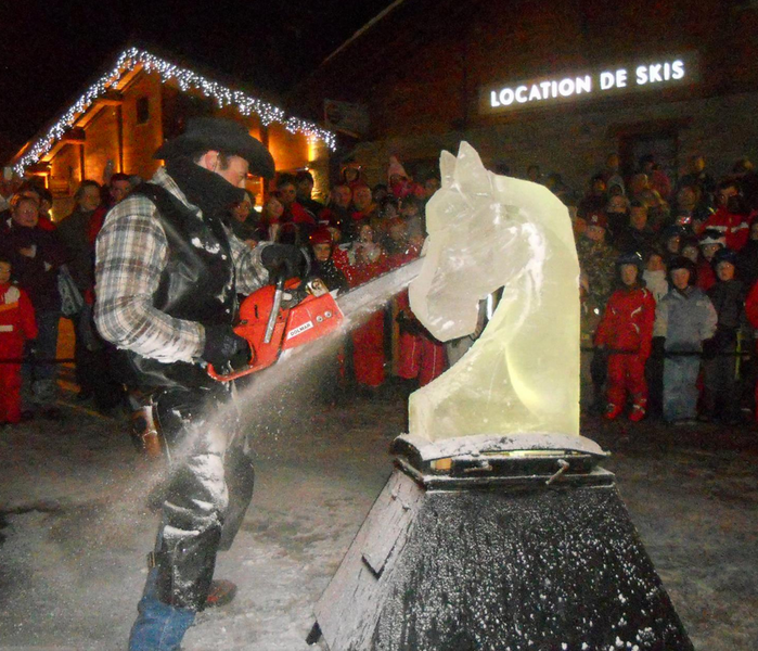 Spectacle de sculptures sur glace Du 22 au 29 déc 2024