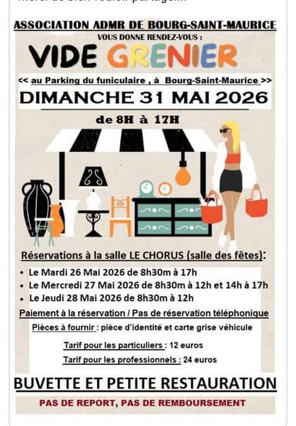 Vide Grenier du Printemps - ADMR