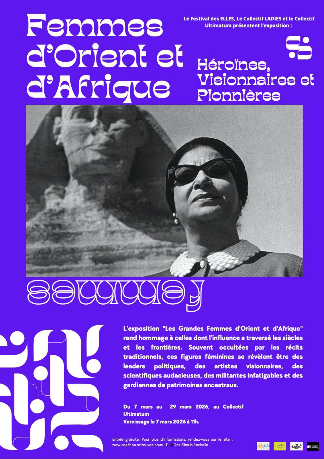 Exposition - Femmes d'Orient et d'Afrique : Héroïnes, Visionnaires et Pionnières