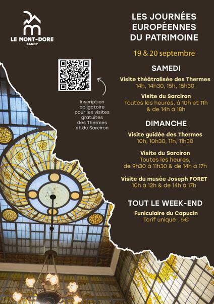 Journées Européennes du Patrimoine : visite théâtralisée des thermes