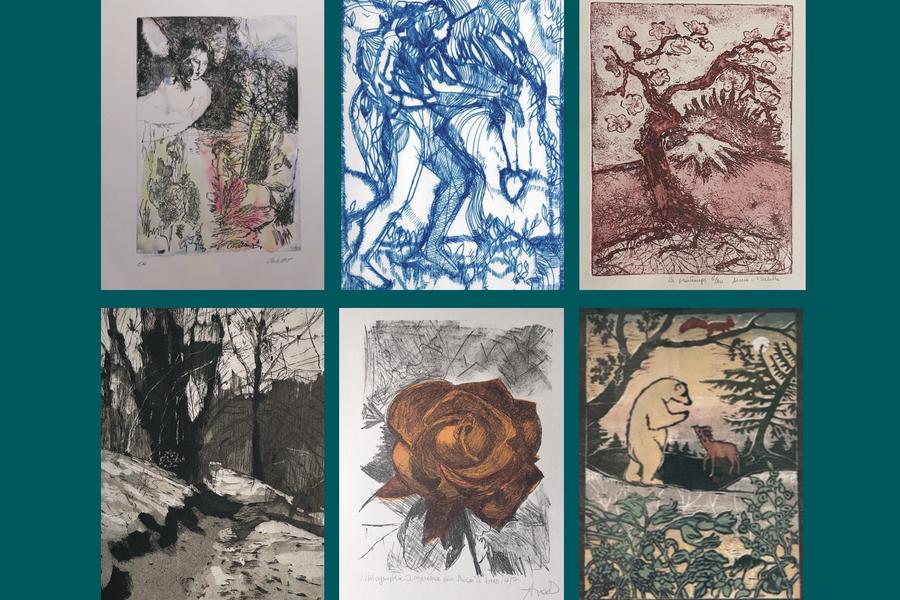 6e biennale de l'estampe - la nature_Étampes