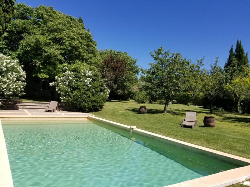 Vue de la piscine 10x5