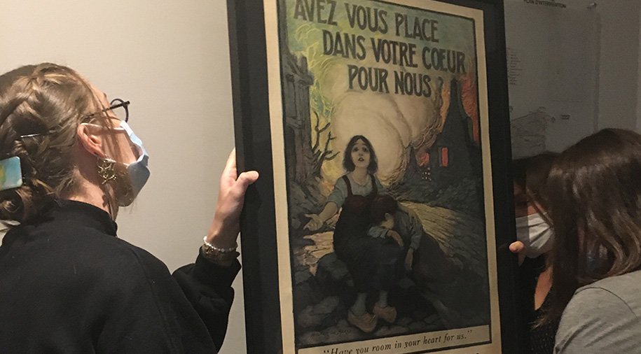 Musée en live affiches américaines
