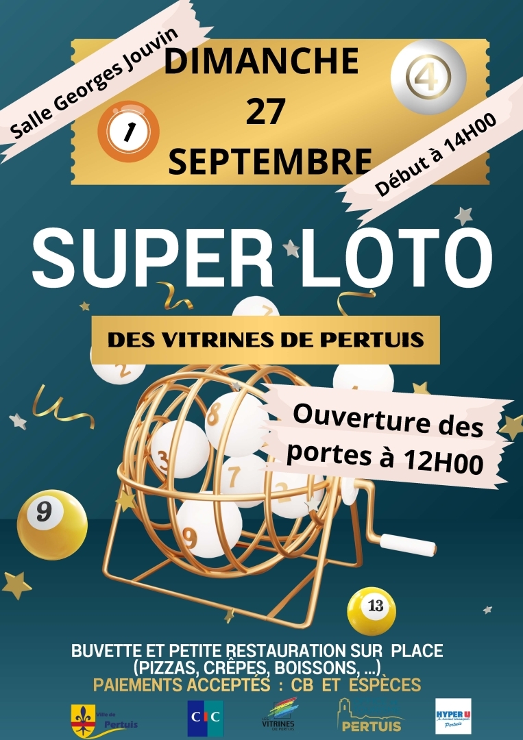 Super Loto des Vitrines de Pertuis