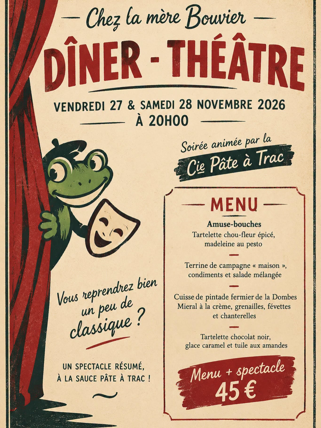 Dîner - Théâtre