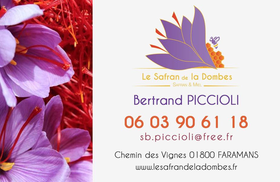 Le Safran de la Dombes à Faramans