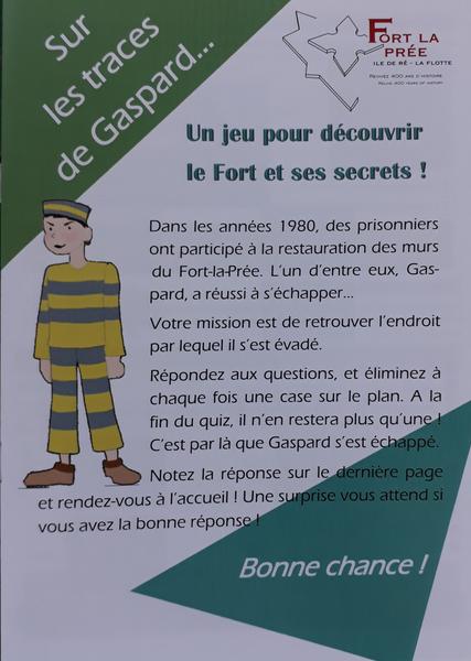 Découverte ludique du Fort La Prée (livrets pédagogiques)
