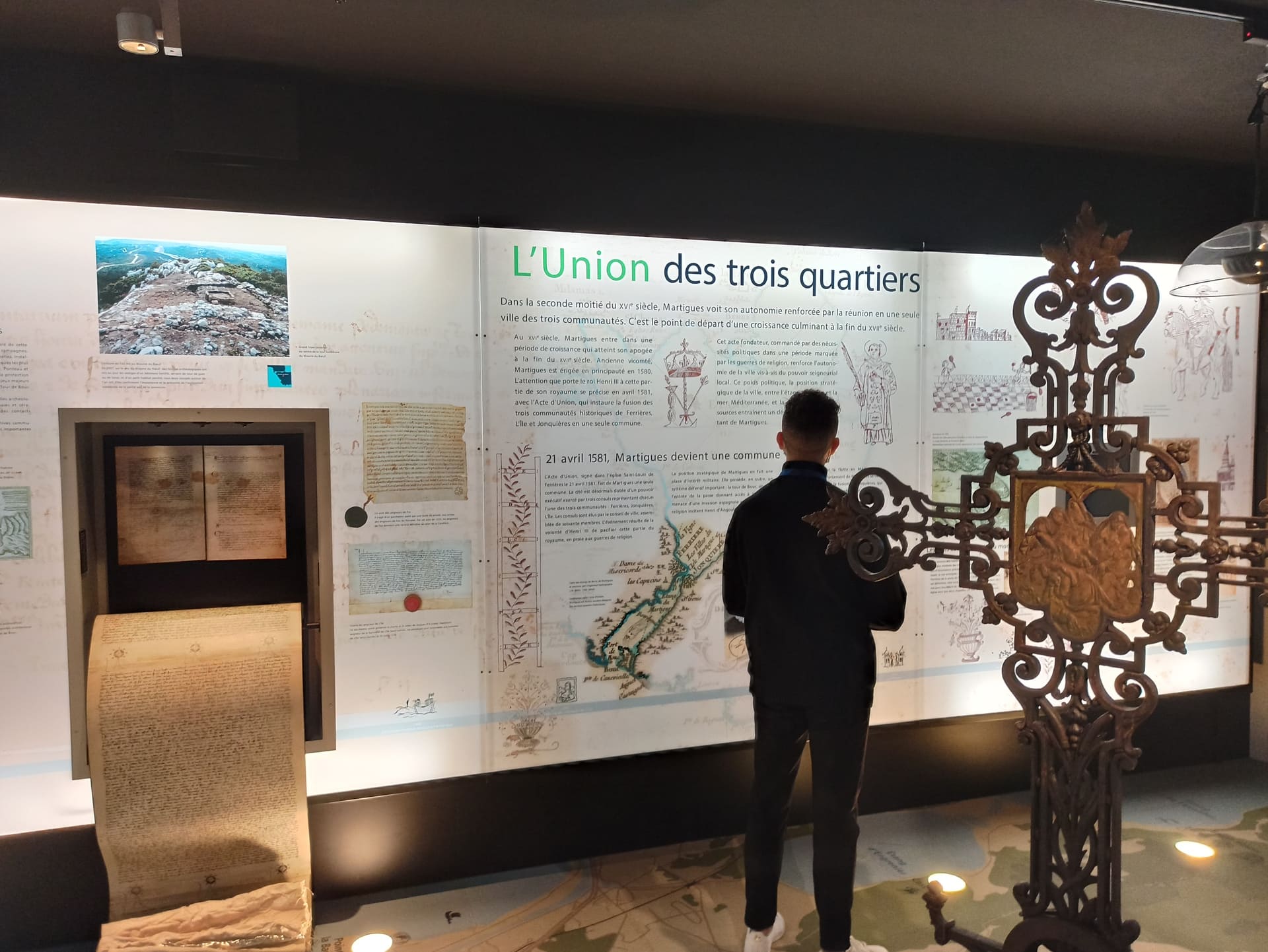 Visite commentée de la galerie de l'histoire